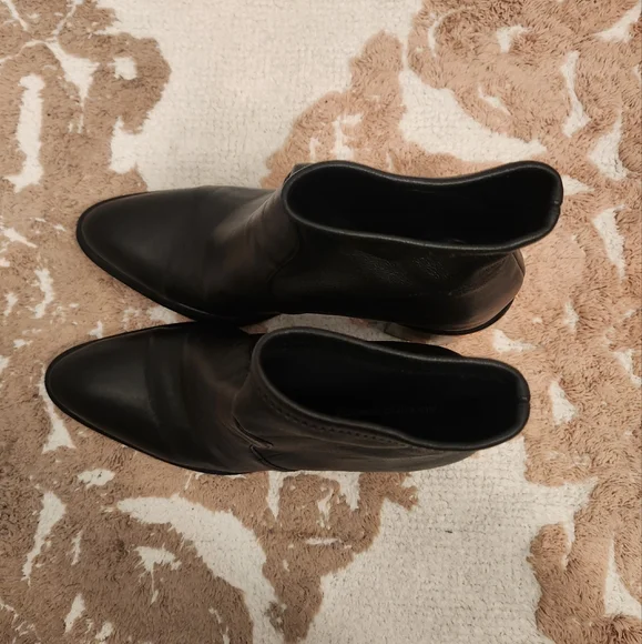 Alexander Wang Anna Stretch Bootie Boots Black Size 37 - Picture 10 of 14